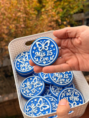 Imanes personalizados - Mariposa con estrellitas