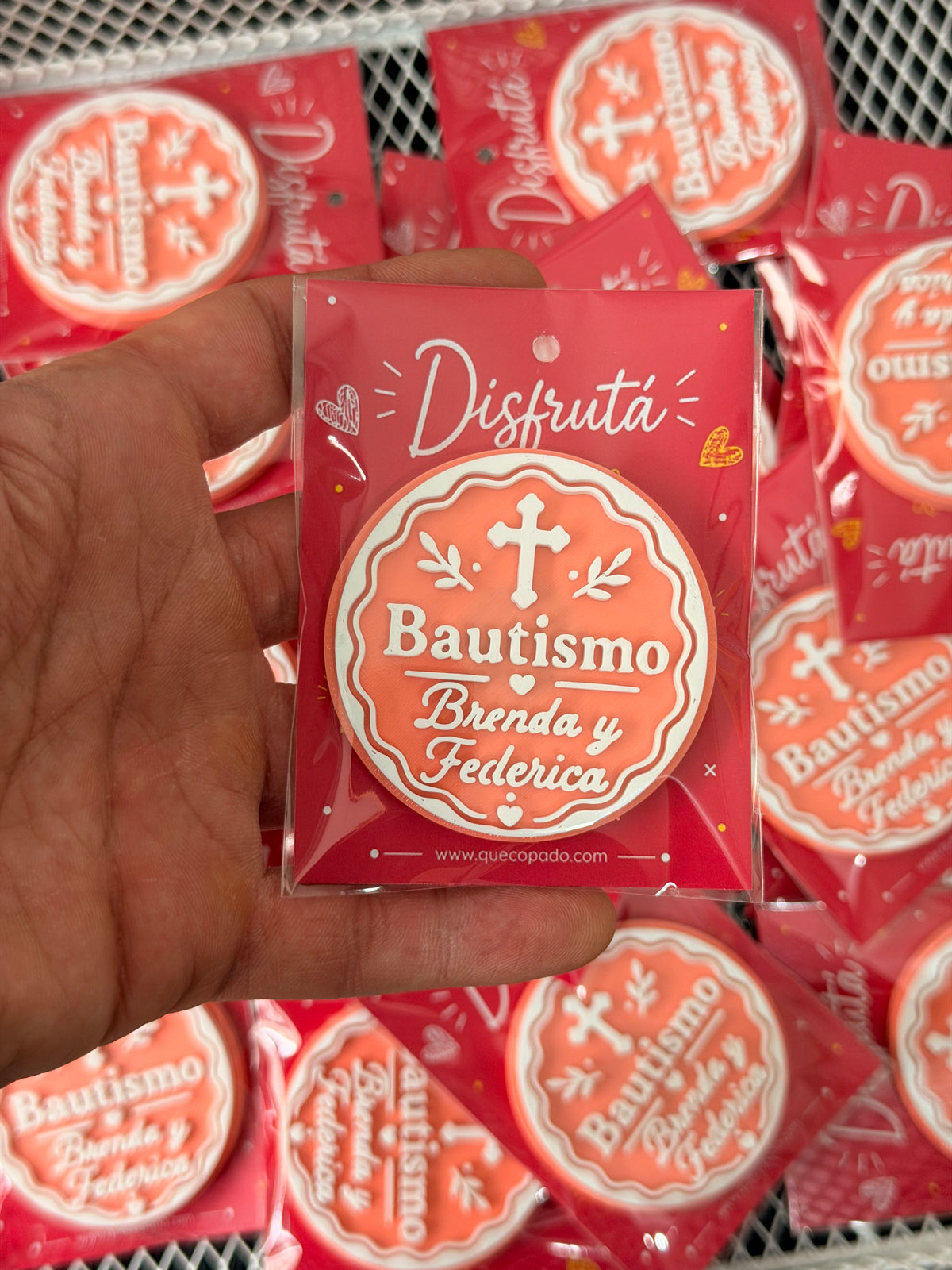 Imanes personalizados - Bautismo