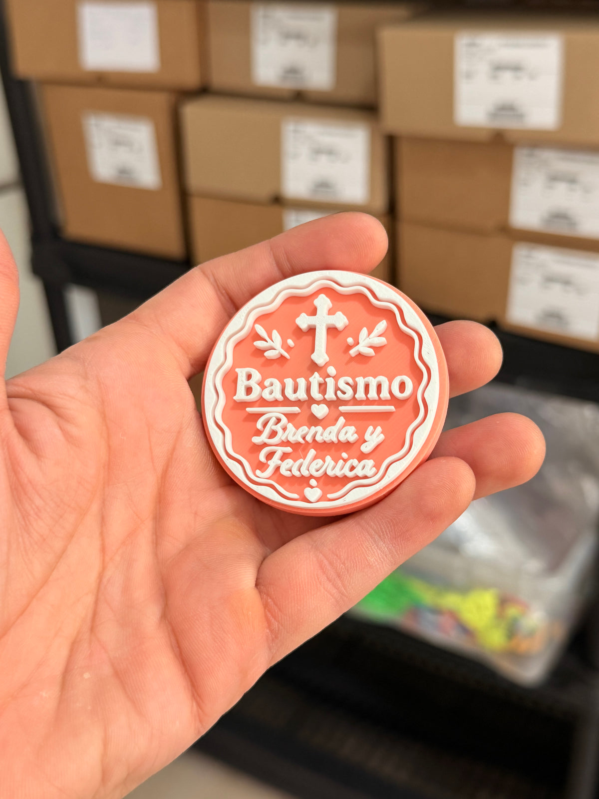 Imanes personalizados - Bautismo