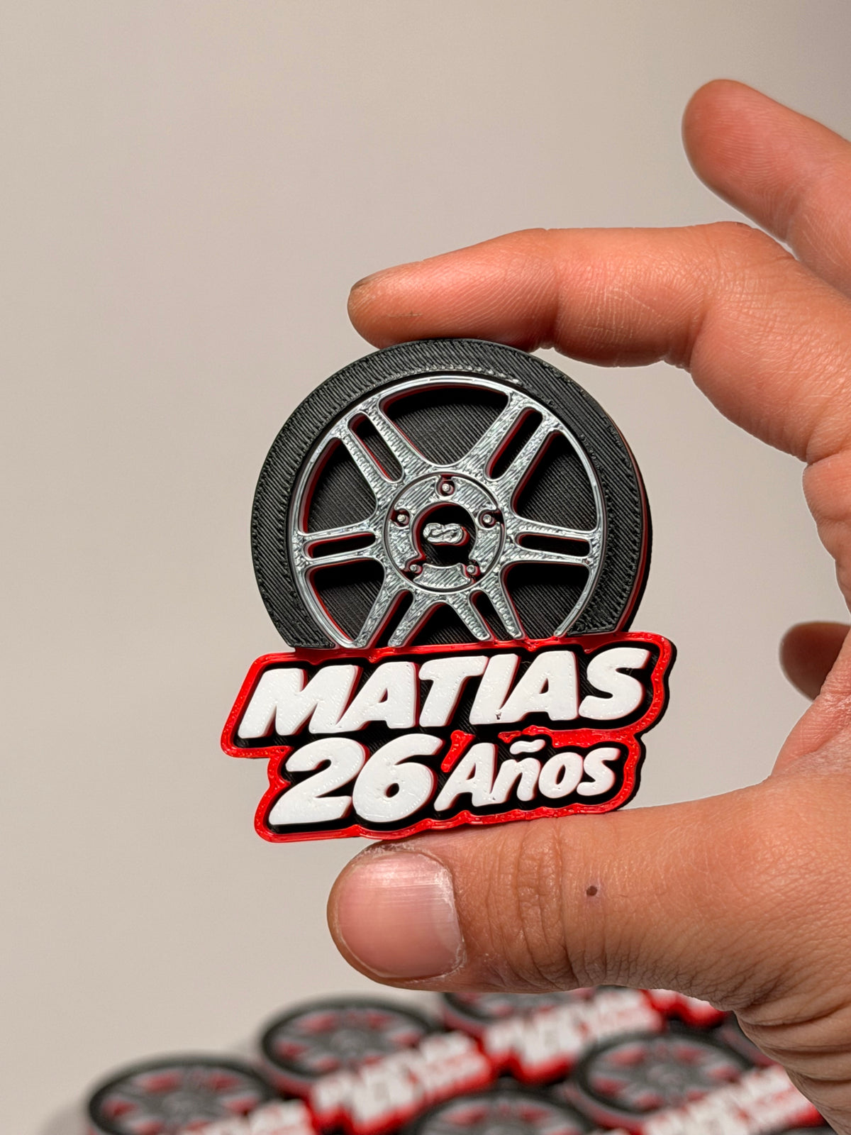 Imanes personalizados - Rueda
