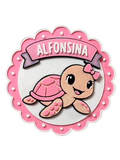 Imanes personalizados - Tortuguita
