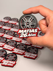 Imanes personalizados - Rueda