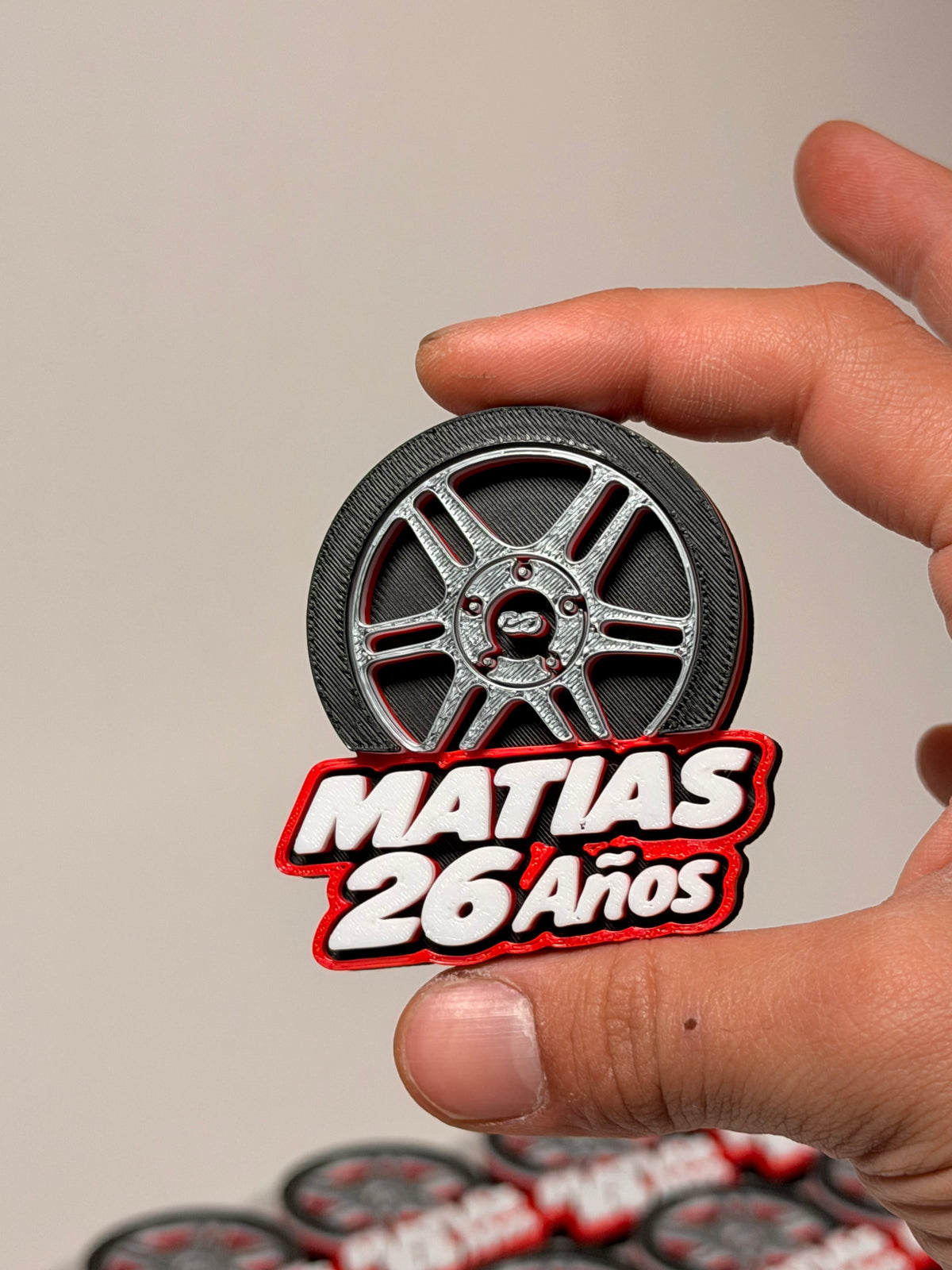 Imanes personalizados - Rueda