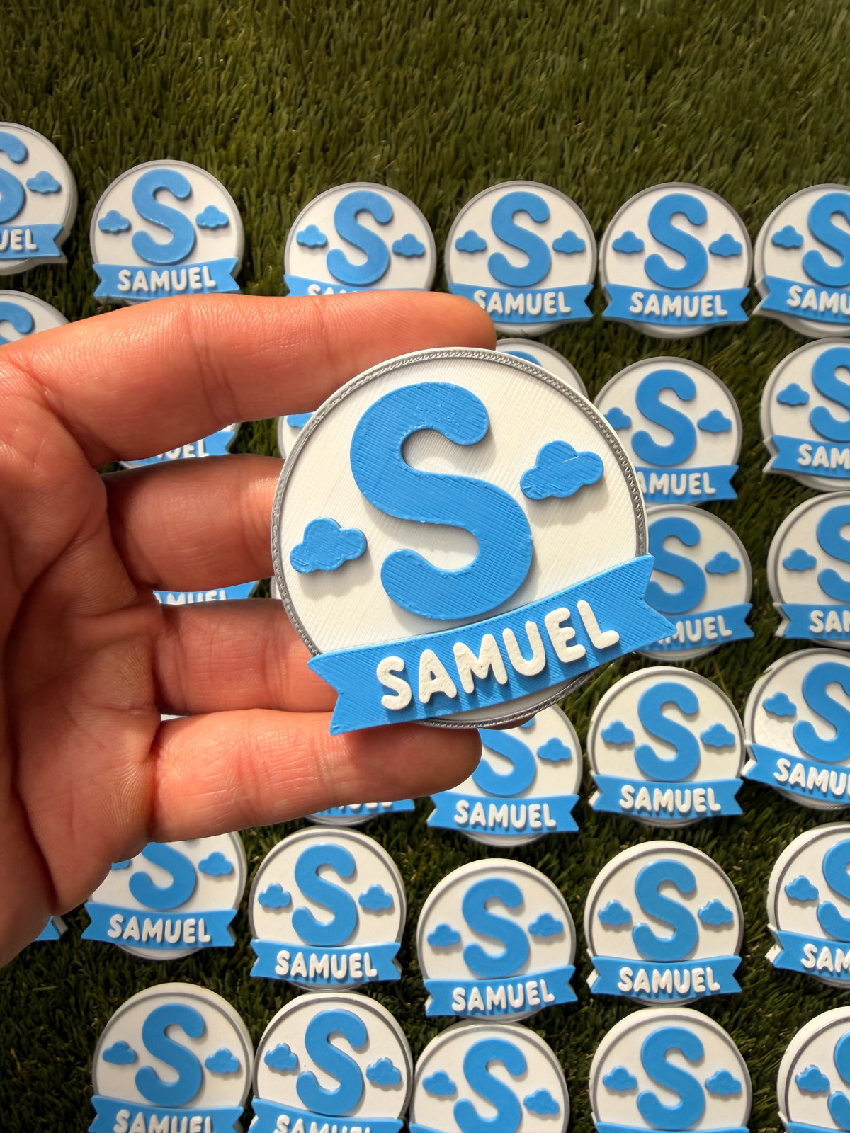 Imanes personalizados - Inicial y nombre