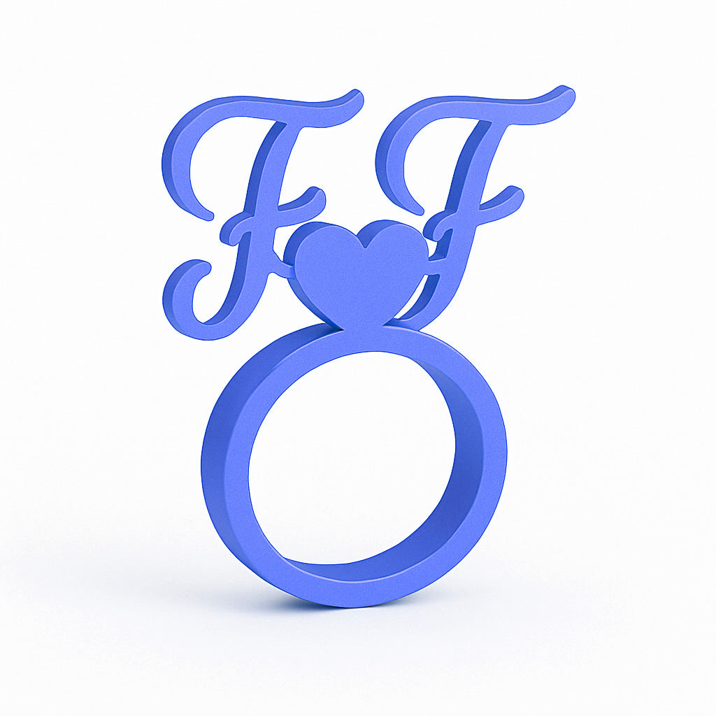 “Iniciales que Unen” – Servilletero de Boda Personalizado