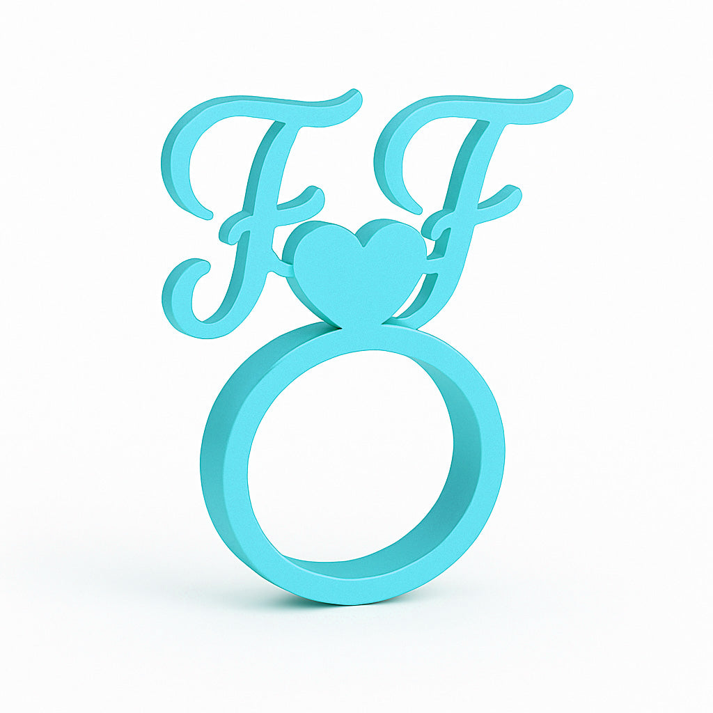 “Iniciales que Unen” – Servilletero de Boda Personalizado