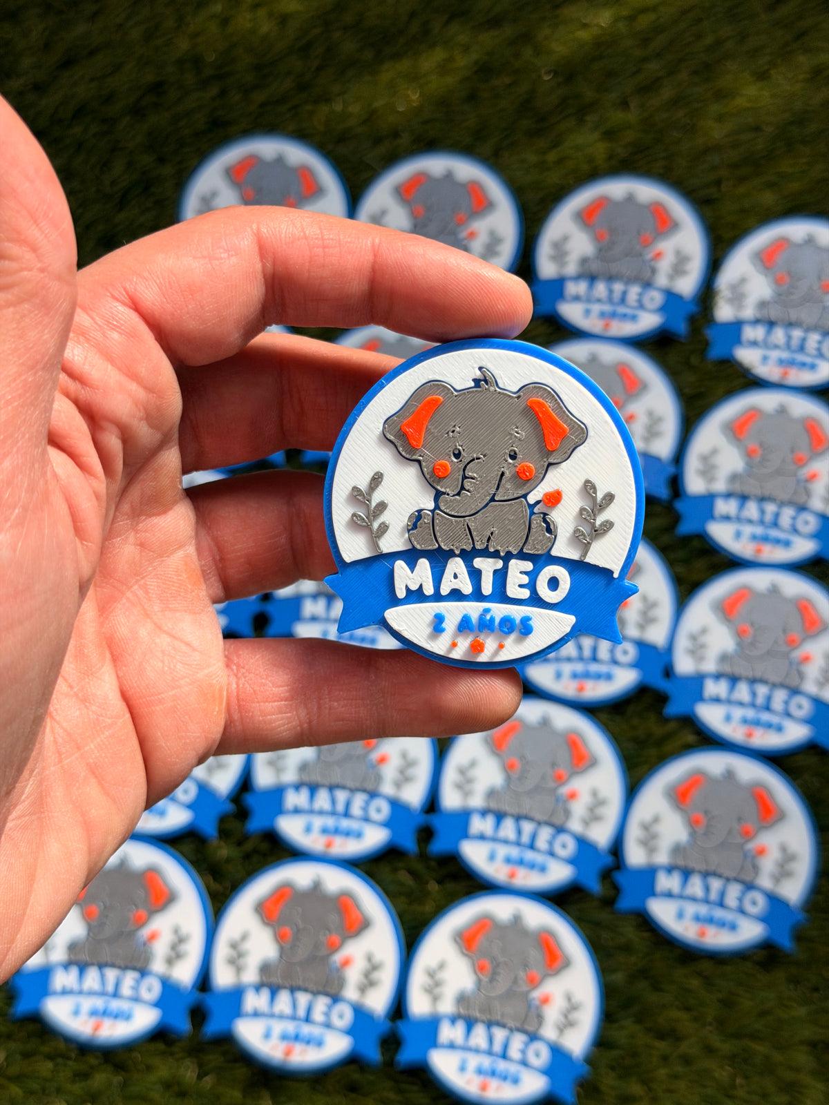 Imanes personalizados - Elefante