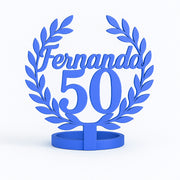 “Celebrando en Grande” – Servilletero de Cumpleaños con Nombre y Edad