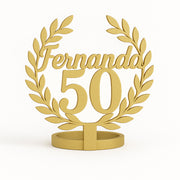“Celebrando en Grande” – Servilletero de Cumpleaños con Nombre y Edad
