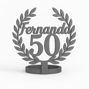 “Celebrando en Grande” – Servilletero de Cumpleaños con Nombre y Edad