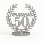 “Celebrando en Grande” – Servilletero de Cumpleaños con Nombre y Edad