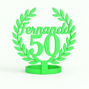 “Celebrando en Grande” – Servilletero de Cumpleaños con Nombre y Edad