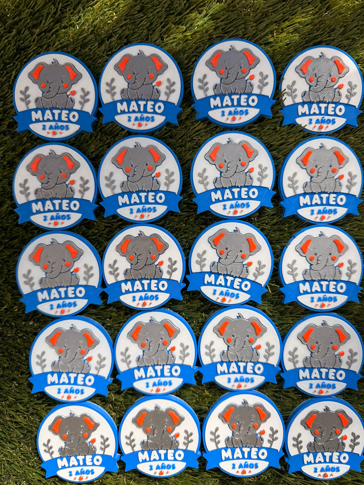 Imanes personalizados - Elefante
