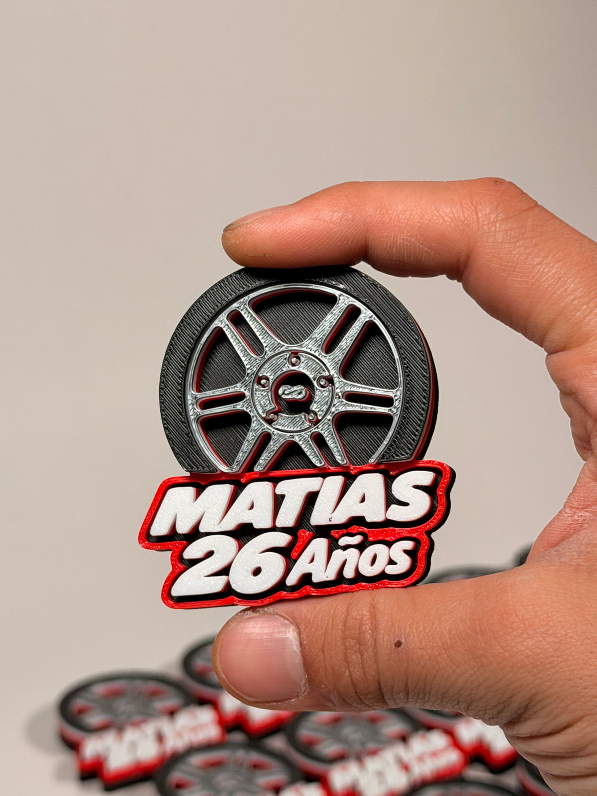 Imanes personalizados - Rueda