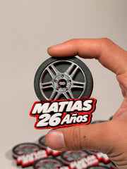 Imanes personalizados - Rueda