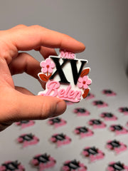Imanes personalizados - Floral 15
