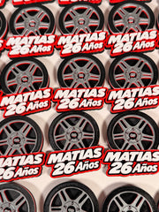 Imanes personalizados - Rueda