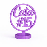 “Dulce Quince” – Servilletero con Nombre y #15