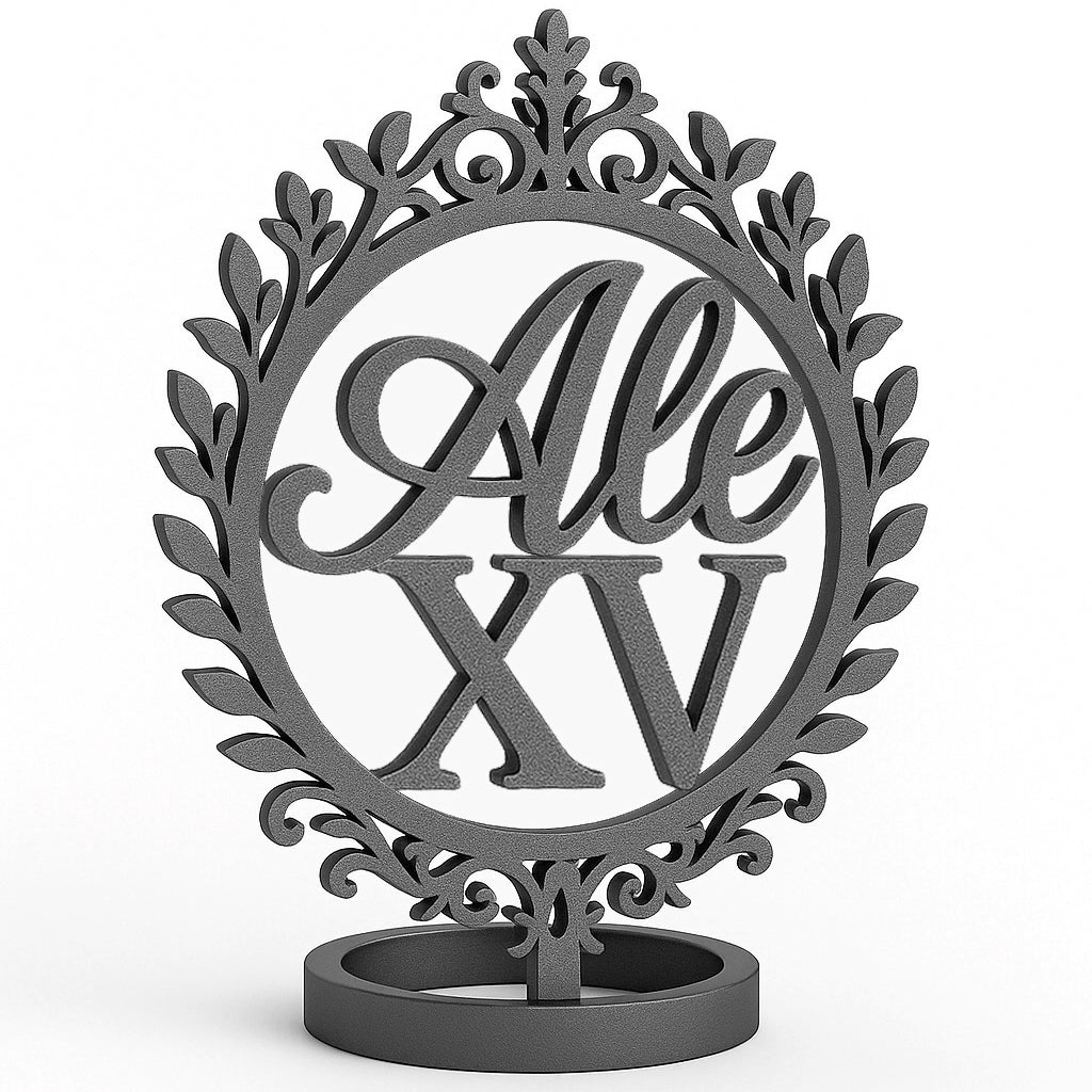 “Elegancia XV” – Servilletero Formal con Nombre