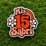 Imanes personalizados - Retro Flower