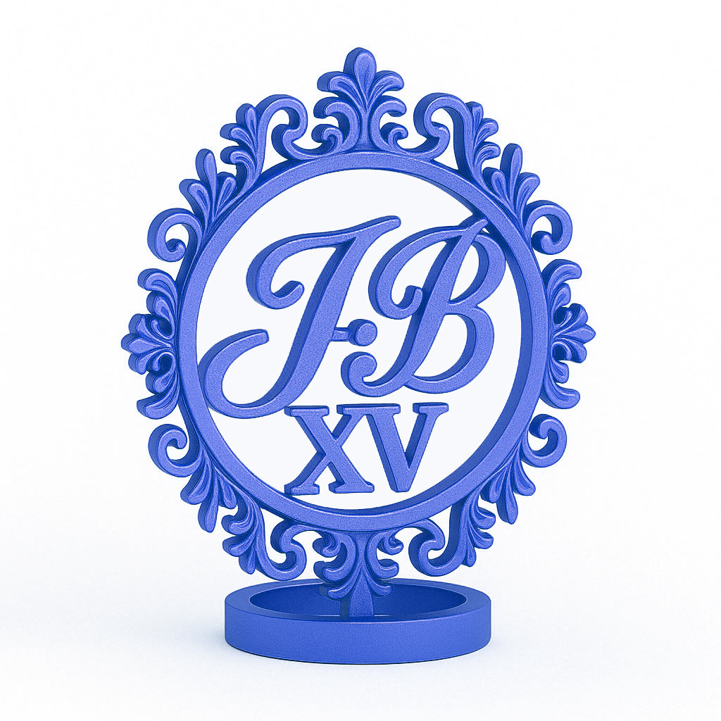 “Iniciales de Quince” – Servilletero con Iniciales y XV