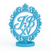 “Iniciales de Quince” – Servilletero con Iniciales y XV