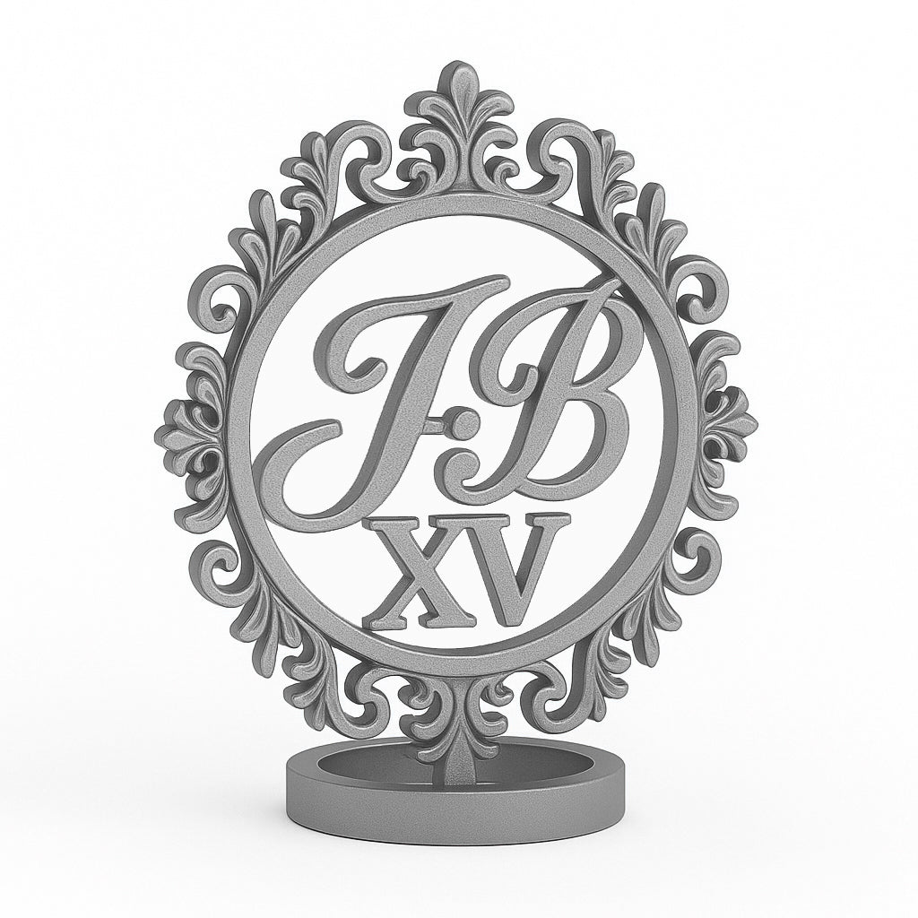 “Iniciales de Quince” – Servilletero con Iniciales y XV