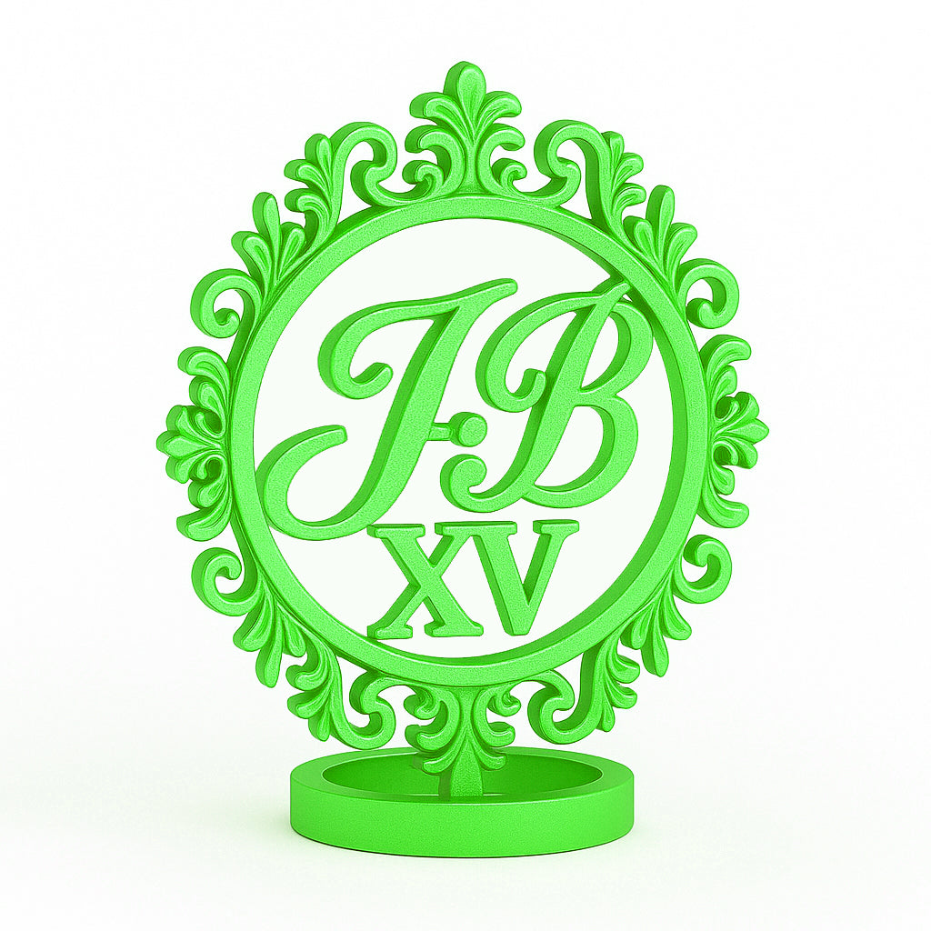 “Iniciales de Quince” – Servilletero con Iniciales y XV