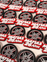 Imanes personalizados - Rueda