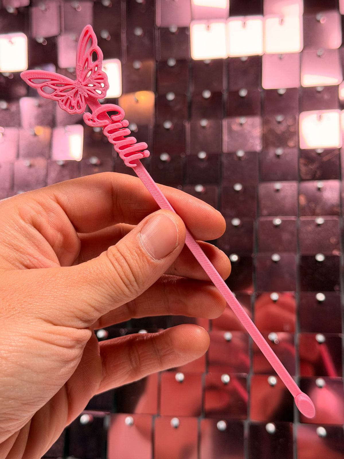 Revolvedores de trago Personalizados - Royal Butterfly XV