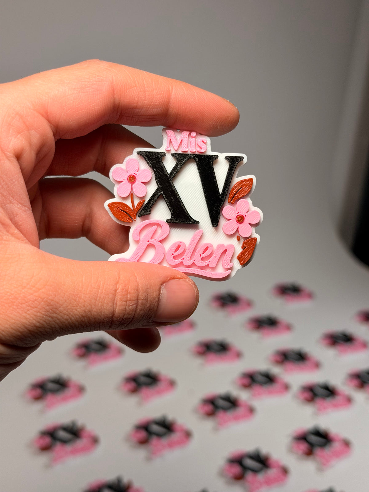 Imanes personalizados - Floral 15