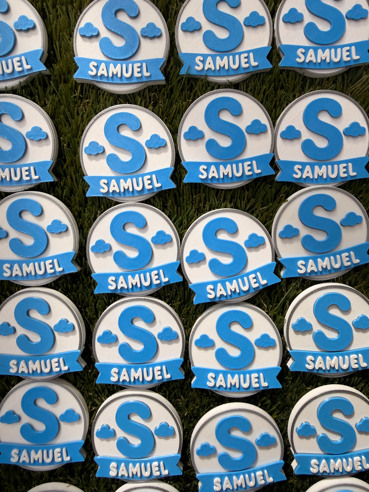Imanes personalizados - Inicial y nombre