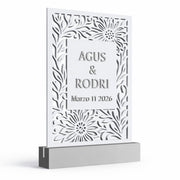 Centro de Mesa Personalizado – El y Ella