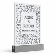 Centro de Mesa Personalizado – El y Ella