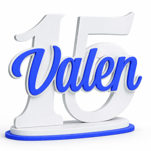 Centro de Mesa Personalizado – Mis 15