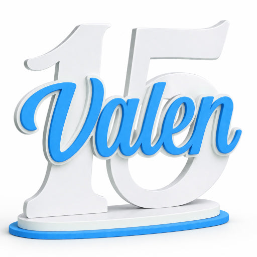 Centro de Mesa Personalizado – Mis 15