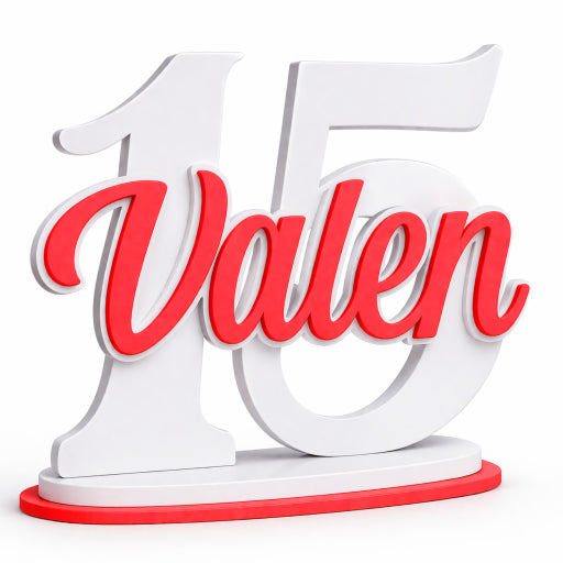 Centro de Mesa Personalizado – Mis 15