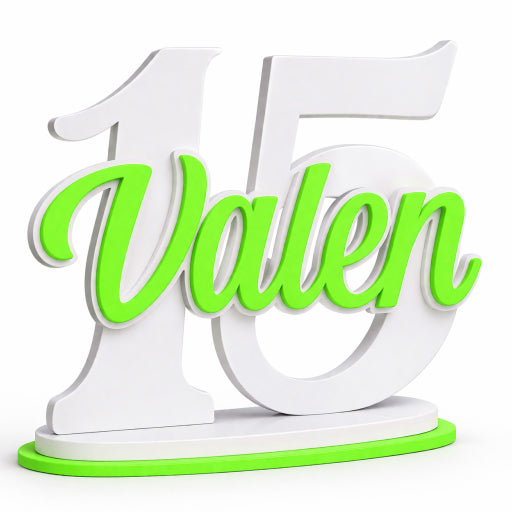Centro de Mesa Personalizado – Mis 15