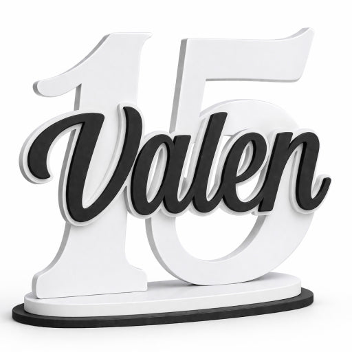 Centro de Mesa Personalizado – Mis 15