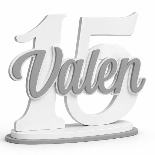 Centro de Mesa Personalizado – Mis 15