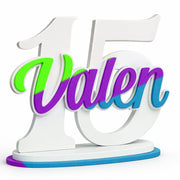 Centro de Mesa Personalizado – Mis 15