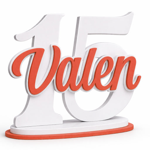 Centro de Mesa Personalizado – Mis 15