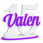 Centro de Mesa Personalizado – Mis 15
