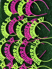 Vinchas Personalizadas de Cotillon "XV"