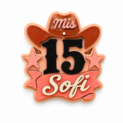 Imanes personalizados - Cowgirl