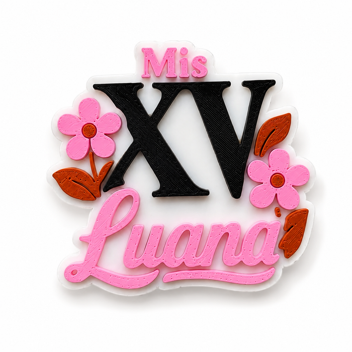 Imanes personalizados - Floral 15
