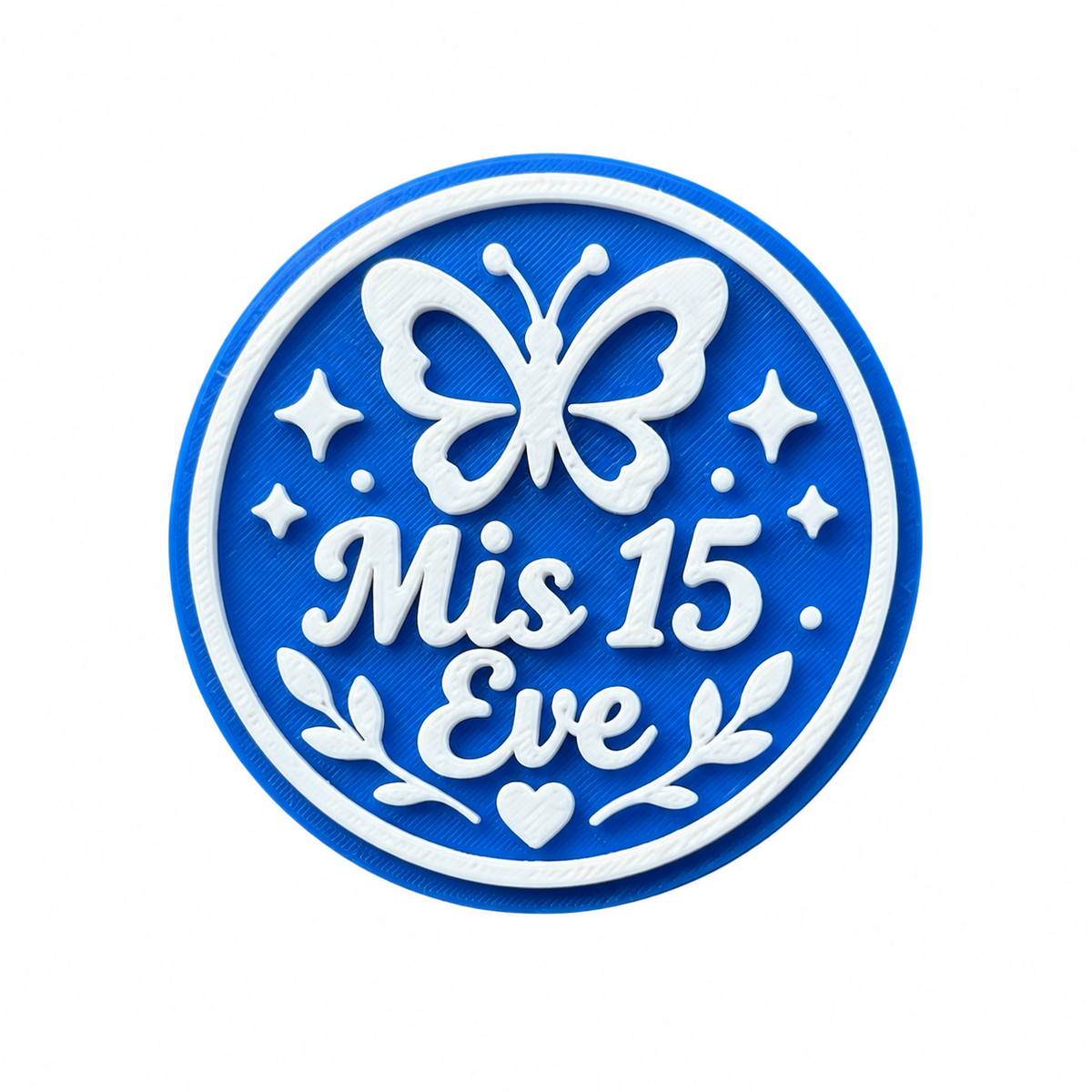 Imanes personalizados - Mariposa con estrellitas