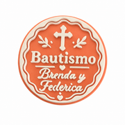 Imanes personalizados - Bautismo