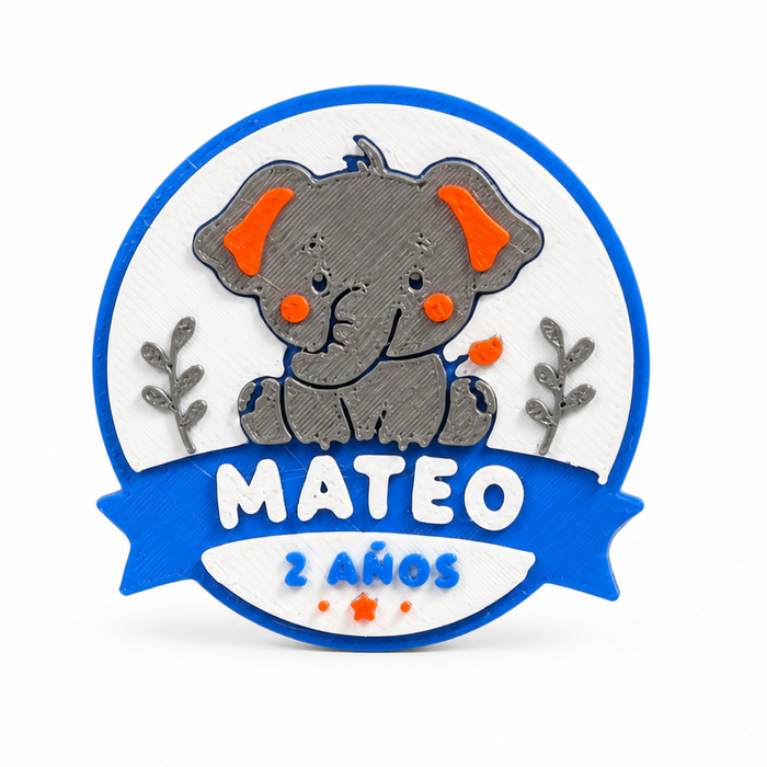 Imanes personalizados - Elefante