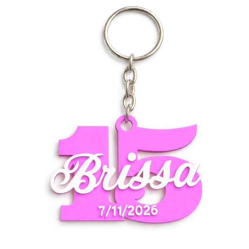 Llaveros Personalizados – Sweet 15